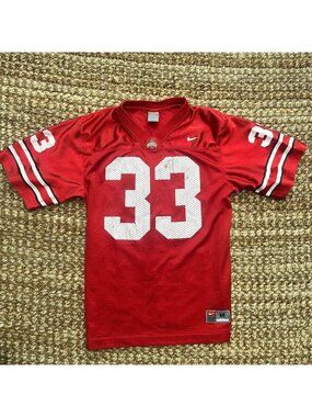 Nike Boys OSU Buckeyes Ohio State Jersey (Medium Youth)